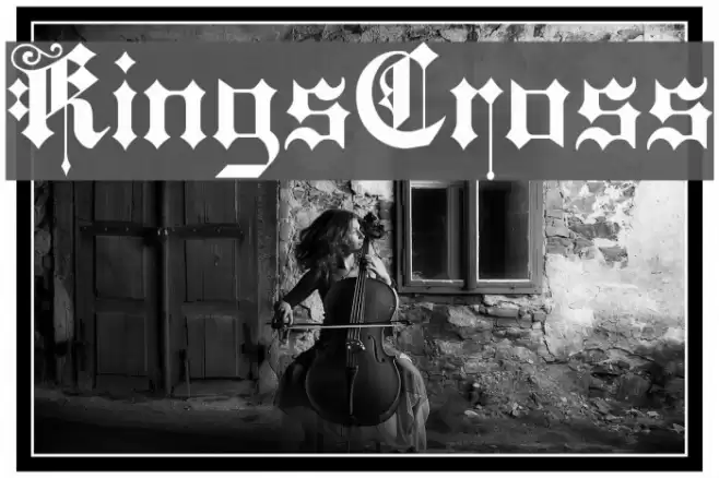 KingsCross Font examples