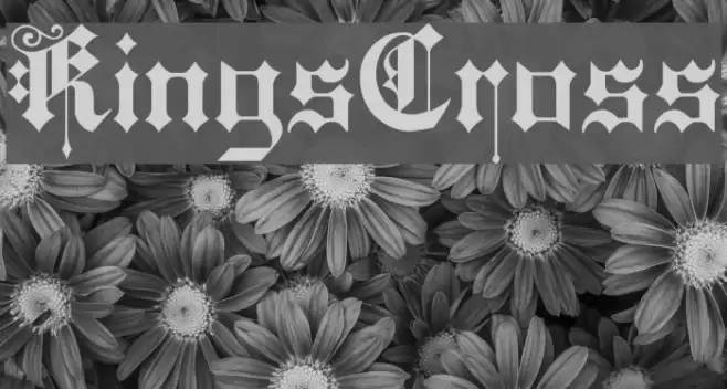 KingsCross Font examples