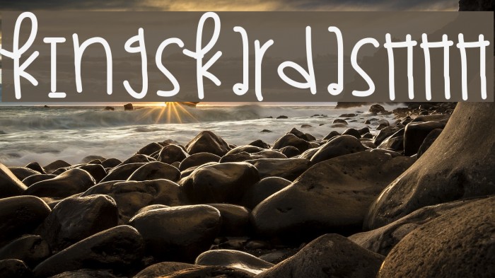 KingsKardashhh Font examples
