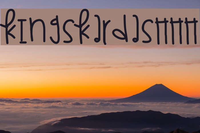 KingsKardashhh Font examples