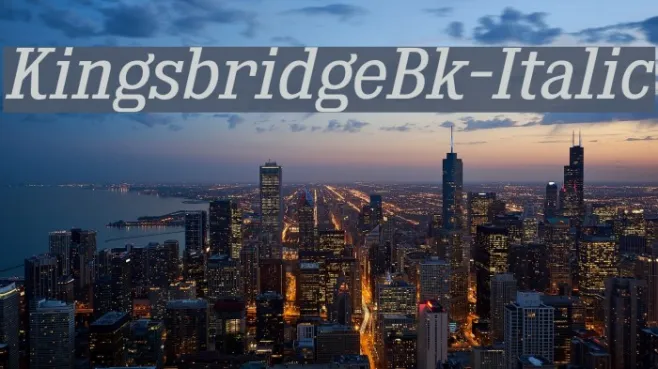 KingsbridgeBk-Italic Example 2