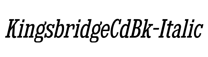 KingsbridgeCdBk-Italic  Descarca Fonturi Gratis