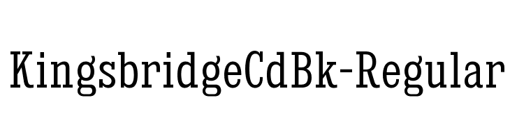 KingsbridgeCdBk-Regular  フリーフォントのダウンロード