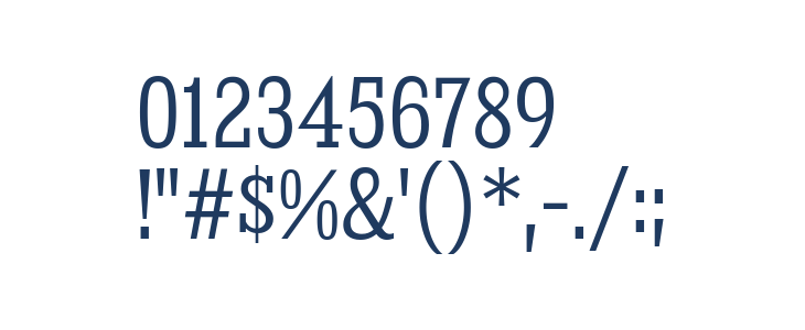 KingsbridgeCdBk-Regular Other Characters