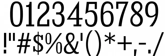 KingsbridgeCdBk-Regular Font OTHER CHARS