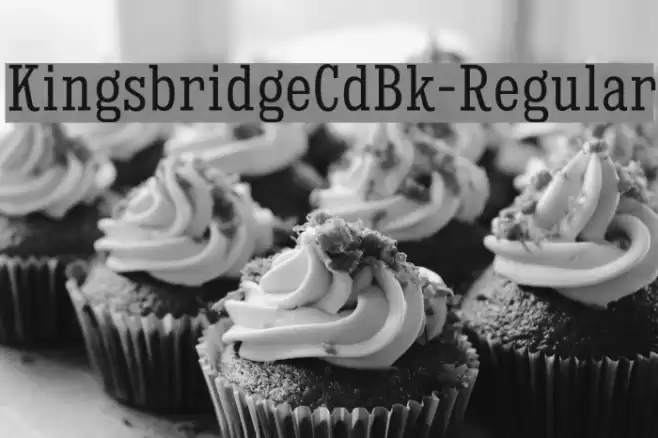 KingsbridgeCdBk-Regular Font examples