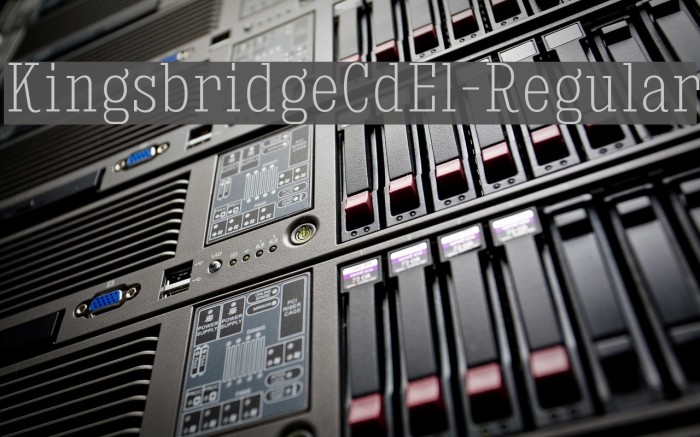 KingsbridgeCdEl-Regular Example 3