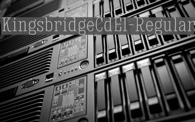 KingsbridgeCdEl-Regular Font examples
