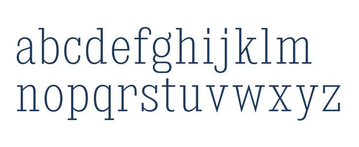 KingsbridgeCdEl-Regular Lowercase