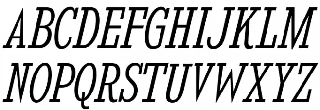 KingsbridgeCdLt-Italic Polices MAJUSCULES