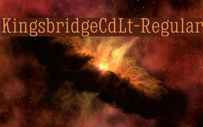 KingsbridgeCdLt-Regular Font examples