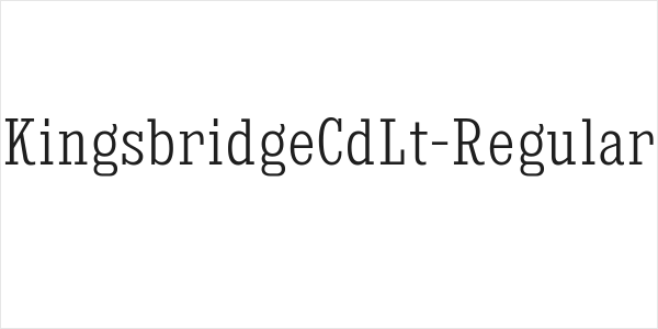 KingsbridgeCdLt-Regular Logo