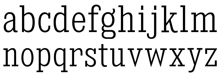 KingsbridgeCdLt-Regular Font LOWERCASE