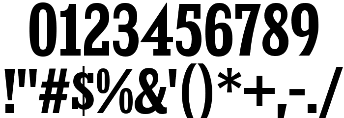KingsbridgeCdRg-Bold Font OTHER CHARS