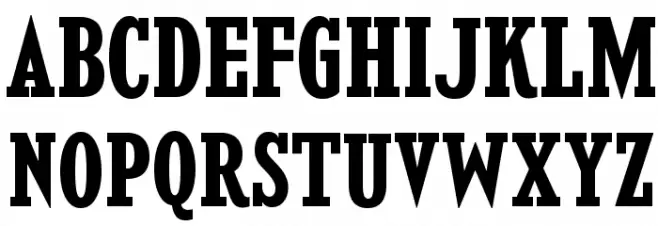 KingsbridgeCdRg-Bold Font Litere mari