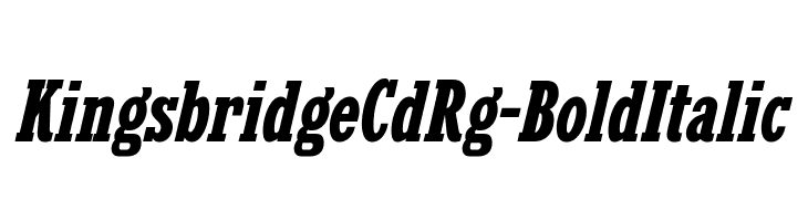 KingsbridgeCdRg-BoldItalic  नि: शुल्क फ़ॉन्ट्स डाउनलोड