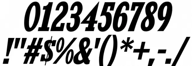 KingsbridgeCdRg-BoldItalic Font OTHER CHARS