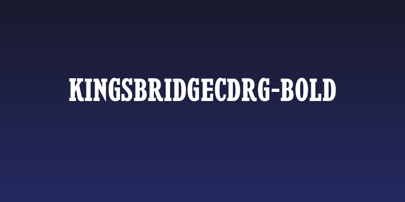 KingsbridgeCdRg-Bold Social Header