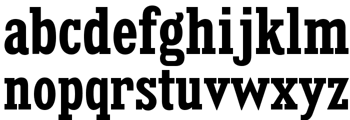 KingsbridgeCdRg-Bold Font LOWERCASE