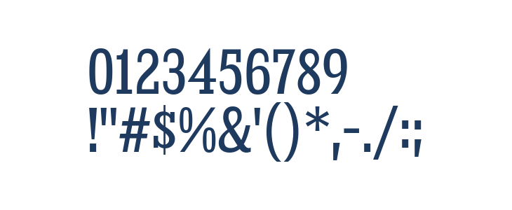 KingsbridgeCdRg-Regular Other Characters