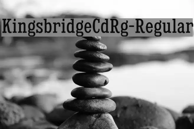 KingsbridgeCdRg-Regular Font examples