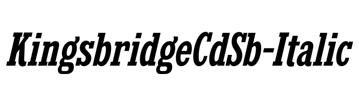 KingsbridgeCdSb-Italic  les polices de caractères gratuit tlcharger