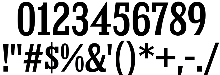 KingsbridgeCdSb-Regular Font OTHER CHARS