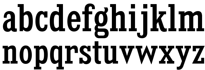 KingsbridgeCdSb-Regular Font LOWERCASE