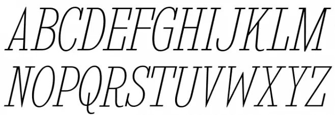 KingsbridgeCdUl-Italic Schriftart Groß