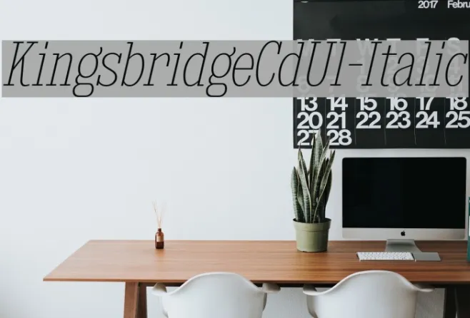 KingsbridgeCdUl-Italic Example 2