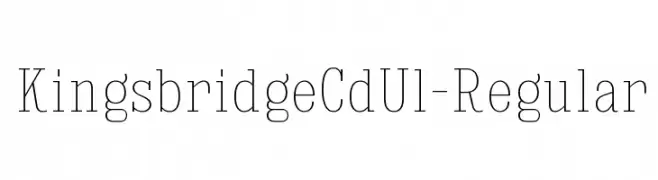 KingsbridgeCdUl-Regular  नि: शुल्क फ़ॉन्ट्स डाउनलोड