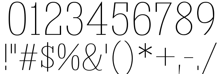 KingsbridgeCdUl-Regular Font OTHER CHARS