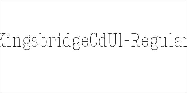KingsbridgeCdUl-Regular Logo