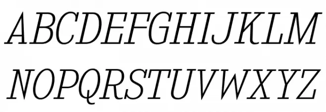 KingsbridgeEl-Italic Schriftart Groß