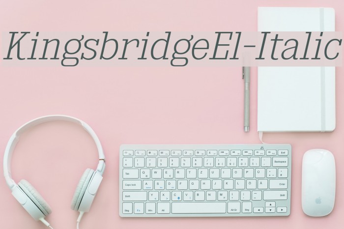 KingsbridgeEl-Italic Example 2