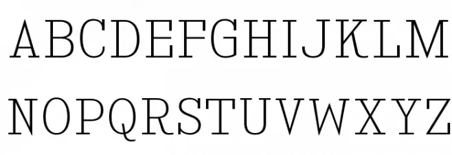 KingsbridgeEl-Regular フォント 大文字