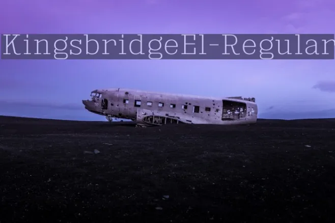 KingsbridgeEl-Regular Example 1