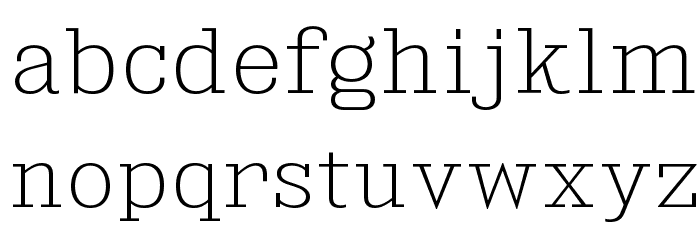 KingsbridgeEl-Regular Font LOWERCASE
