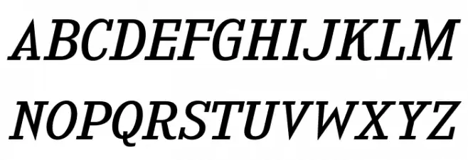 KingsbridgeExBk-Italic Fuentes MAYÚSCULAS
