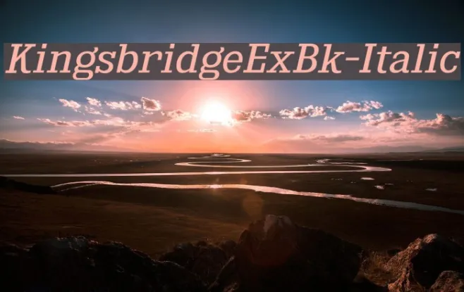 KingsbridgeExBk-Italic Example 3