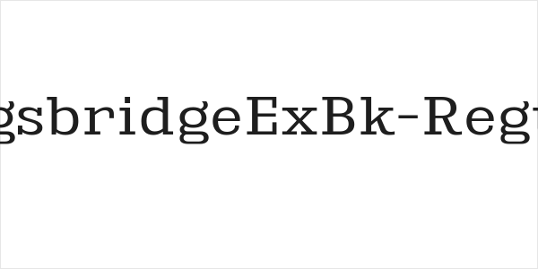 KingsbridgeExBk-Regular Logo