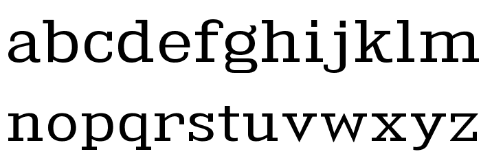 KingsbridgeExBk-Regular Font LOWERCASE