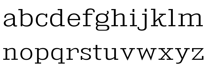 KingsbridgeExLt-Regular Font LOWERCASE