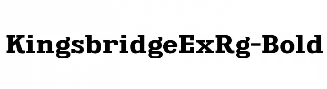 KingsbridgeExRg-Bold  Fuentes Gratis Descargar