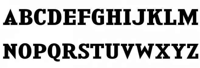 KingsbridgeExRg-Bold Schriftart Groß