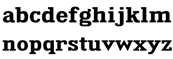 KingsbridgeExRg-Bold Font LOWERCASE