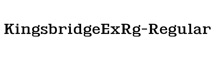 KingsbridgeExRg-Regular  baixar fontes gratis