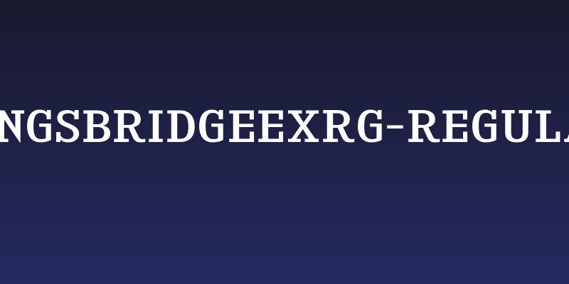 KingsbridgeExRg-Regular Social Header