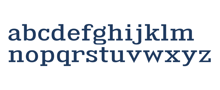 KingsbridgeExRg-Regular Lowercase