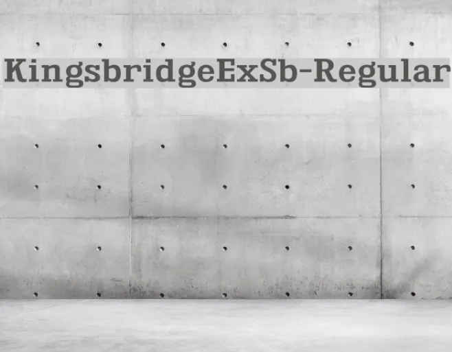 KingsbridgeExSb-Regular Example 2